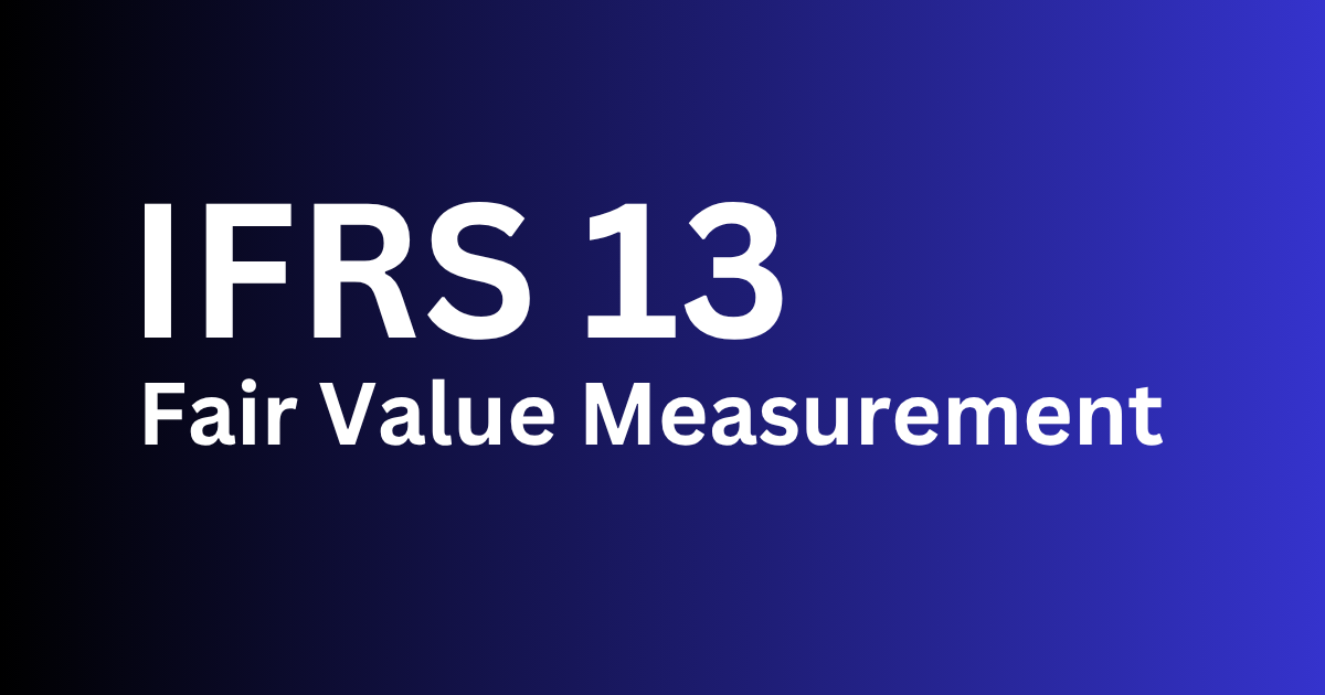 ifrs 13 fair value measurement